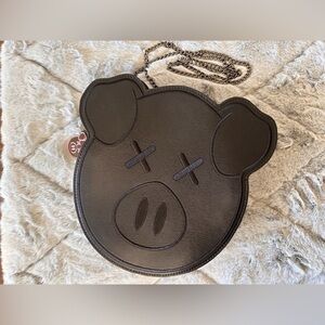 Jeffree Star Shane Dawson Black Pig Side Bag cross body purse like new